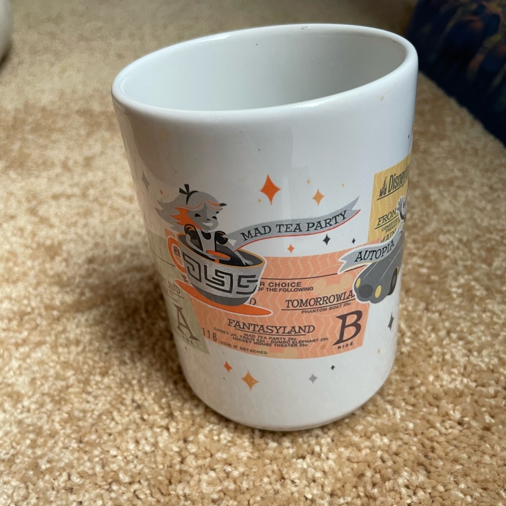 D23 2015 Disneyland Vintage Ticket Mug - Limited Edition